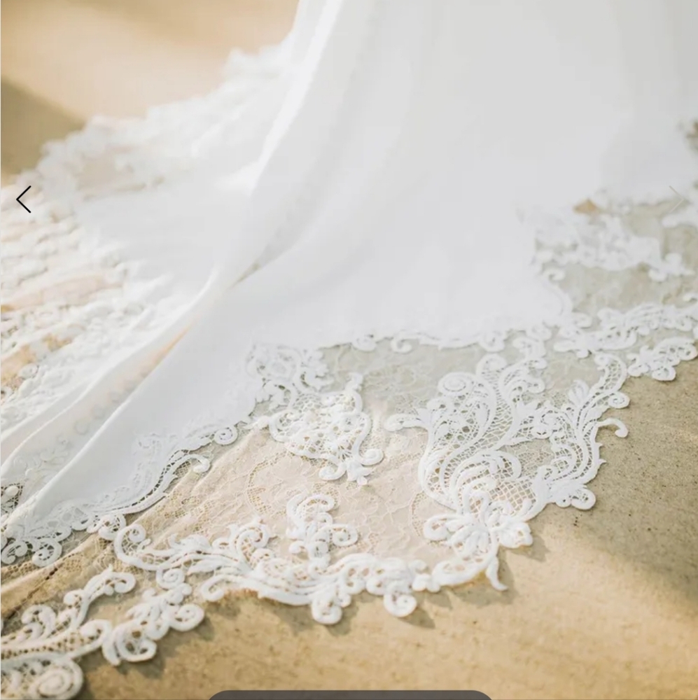 New Stella York Wedding Dress Style 7478 Size 14 - Picture 3 of 8